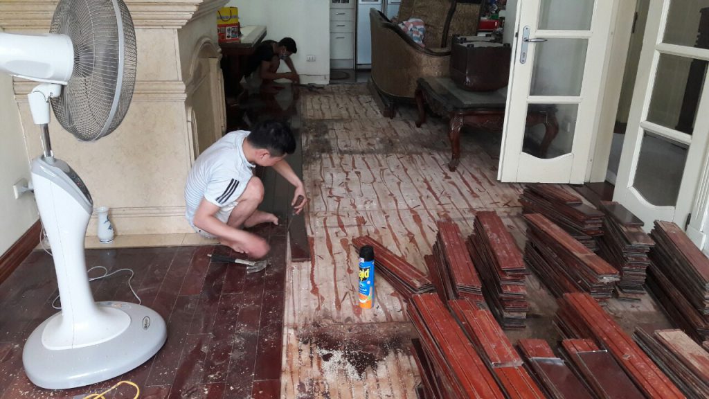 Dịch vụ sửa chữa sàn gỗ tại nhà Hà Nội